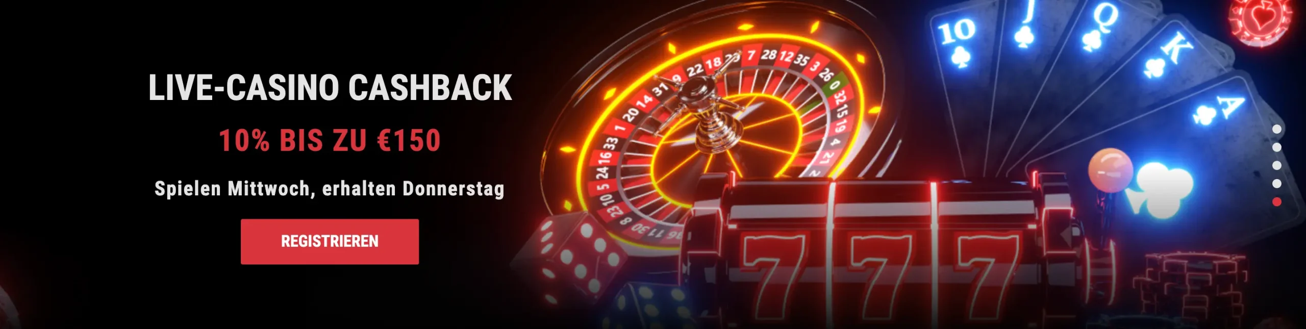 Cashback bei Cobra Live Casino